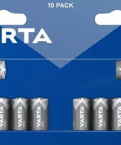 VARTA Pile CR2 10 Pièces - Piles Alcalines