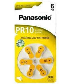 Panasonic Zinc-Air 60x PR10 - Piles Alcalines