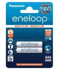 Panasonic Eneloop Eneloop 2x AAA - Piles Alcalines