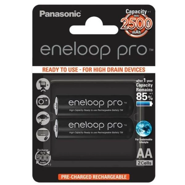 Panasonic Eneloop Eneloop Pro - Piles Alcalines 1 Panasonic Eneloop Eneloop Pro - Piles Alcalines