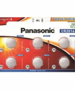 Panasonic Lithium Power 6x CR2016 - Piles Alcalines