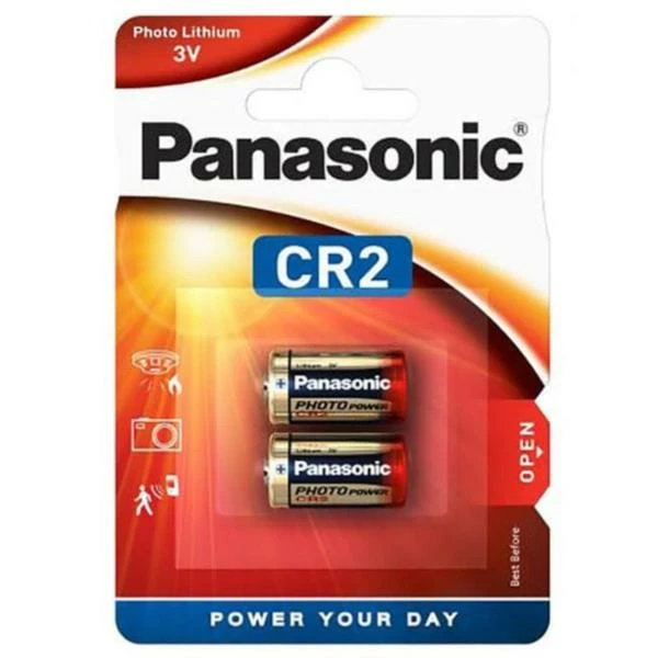 Panasonic 2x CR2 - Piles Alcalines 1 Panasonic 2x CR2 - Piles Alcalines