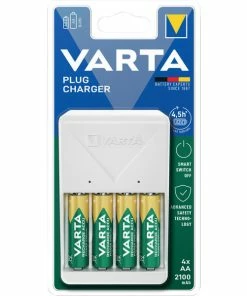 VARTA Plug Charger 2x AA 2100 MAh - Accus Et Chargeurs