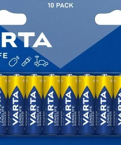 VARTA Pile Longlife Power AA 10 Pièce/s - Piles Alcalines