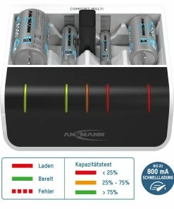 Ansmann Chargeur Comfort Multi - Accus Et Chargeurs -Solar panels shop 1120975 3 5 scaled