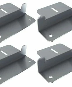 Autosolar Matériel De Fixation Support De Montage En Z 4 Pièces Avec Vis - Accessoires D'énergie Solaire