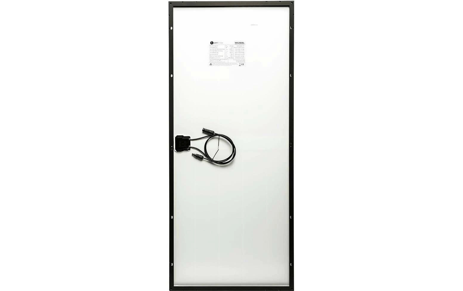 WATTSTUNDE Panneau Solaire WS200BL Ligne Noire 200 W - Modules Solaires 3 WATTSTUNDE Panneau Solaire WS200BL Ligne Noire 200 W - Modules Solaires – Image 3