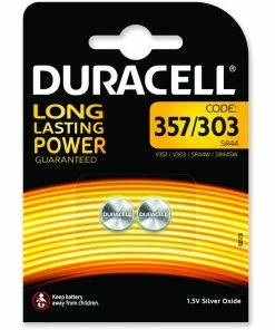 DURACELL Pile Bouton 357/303 2 Pièce/s - Piles Alcalines