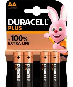 DURACELL Pile Plus Power AA/LR6 4 Pièce/s - Piles Alcalines