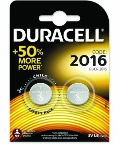 DURACELL Pile Bouton Lithium CR2016 2 Pièce/s - Piles Alcalines