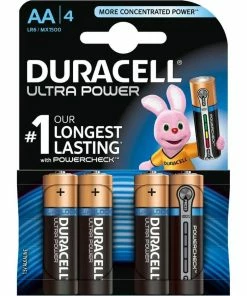 DURACELL Pile Ultra Power MX1500 AA 4 Pièce/s - Piles Alcalines