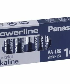 Panasonic Pile Alkaline Powerline Industrial AA 10 Pièce/s - Piles Alcalines