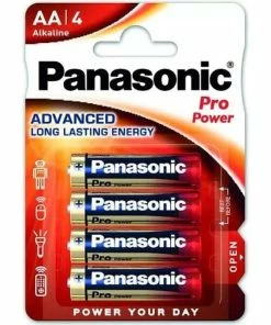 Panasonic Pile Pro Power AA-Alcaline 4 Pièce/s - Piles Alcalines