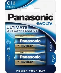 Panasonic Pile Alkaline EVOLTA Type C 2 Pièce/s - Piles Alcalines