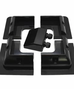 Swaytronic Kits De Montage Système Solaire ABS, Noir, 5 Pièces - Accessoires D'énergie Solaire