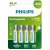 Philips Batterie Batterie Rechargeable AA 4 Pièce/s - Accus Et Chargeurs