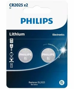 Philips Pile Bouton Pile Bouton Au Lithium CR202 2 Pièce/s - Piles Alcalines