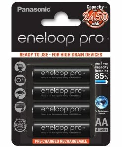 Panasonic Accumulateur Eneloop Pro BK-3HCDE/4BE 2500 MAh - Accus Et Chargeurs