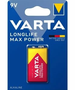 VARTA Pile Longlife Max Power 9V 1 Pièce/s - Piles Alcalines