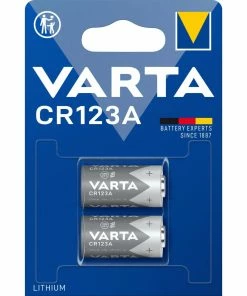 VARTA Pile CR123A 2 Pièce/s - Piles Alcalines