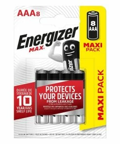 Energizer Pile MAX AAA LR03 8 Pièce/s - Piles Alcalines