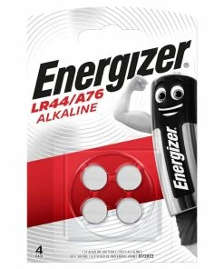 Energizer Pile Bouton Alkaline LR44 / A76 4 Pièce/s - Piles-boutons