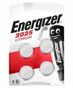 Energizer Pile Bouton Lithium CR 2025 4 Pièce/s - Piles-boutons