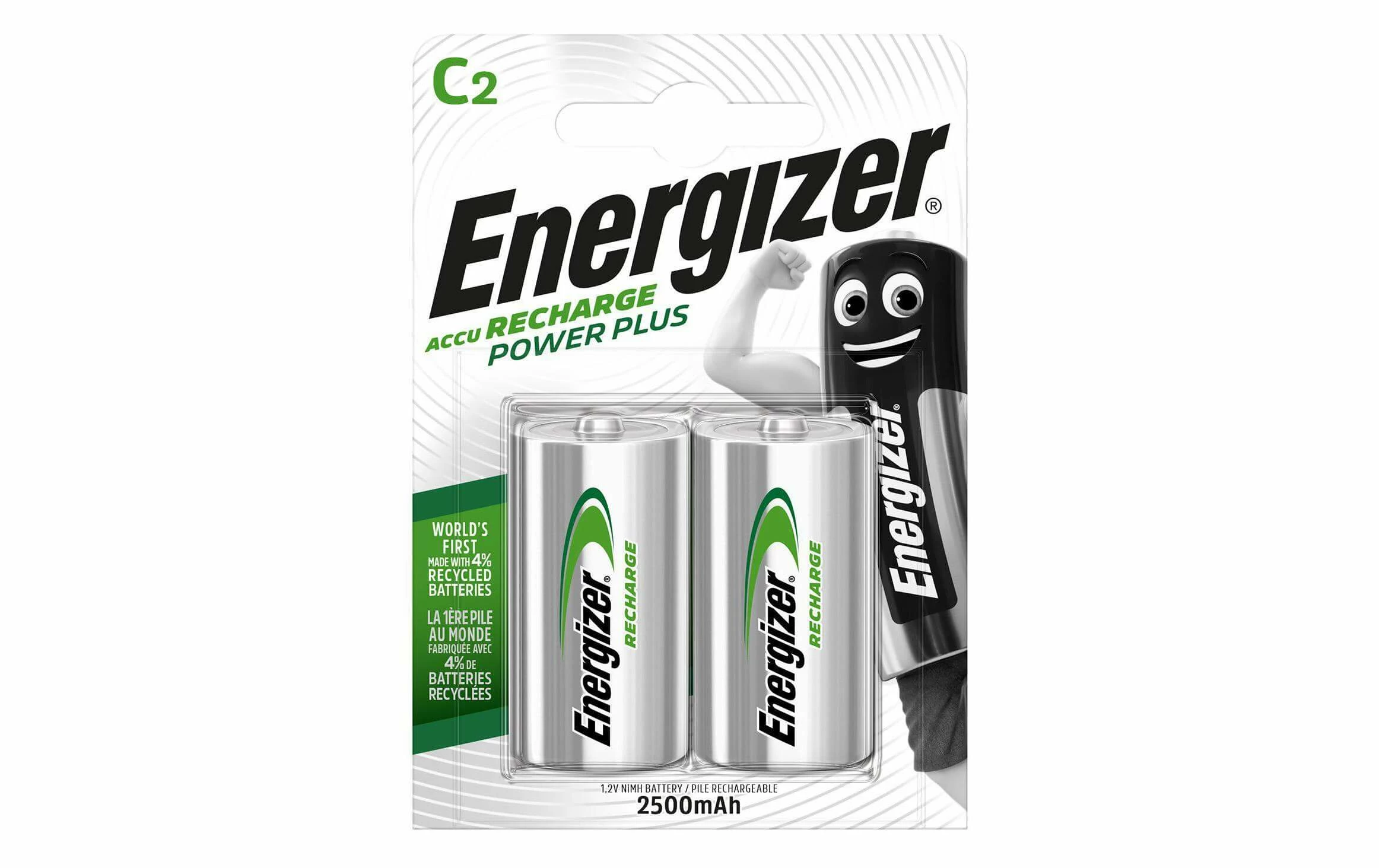 Energizer Batterie Power Plus C 2500 MAh - Accus Et Chargeurs 1 Energizer Batterie Power Plus C 2500 MAh - Accus Et Chargeurs
