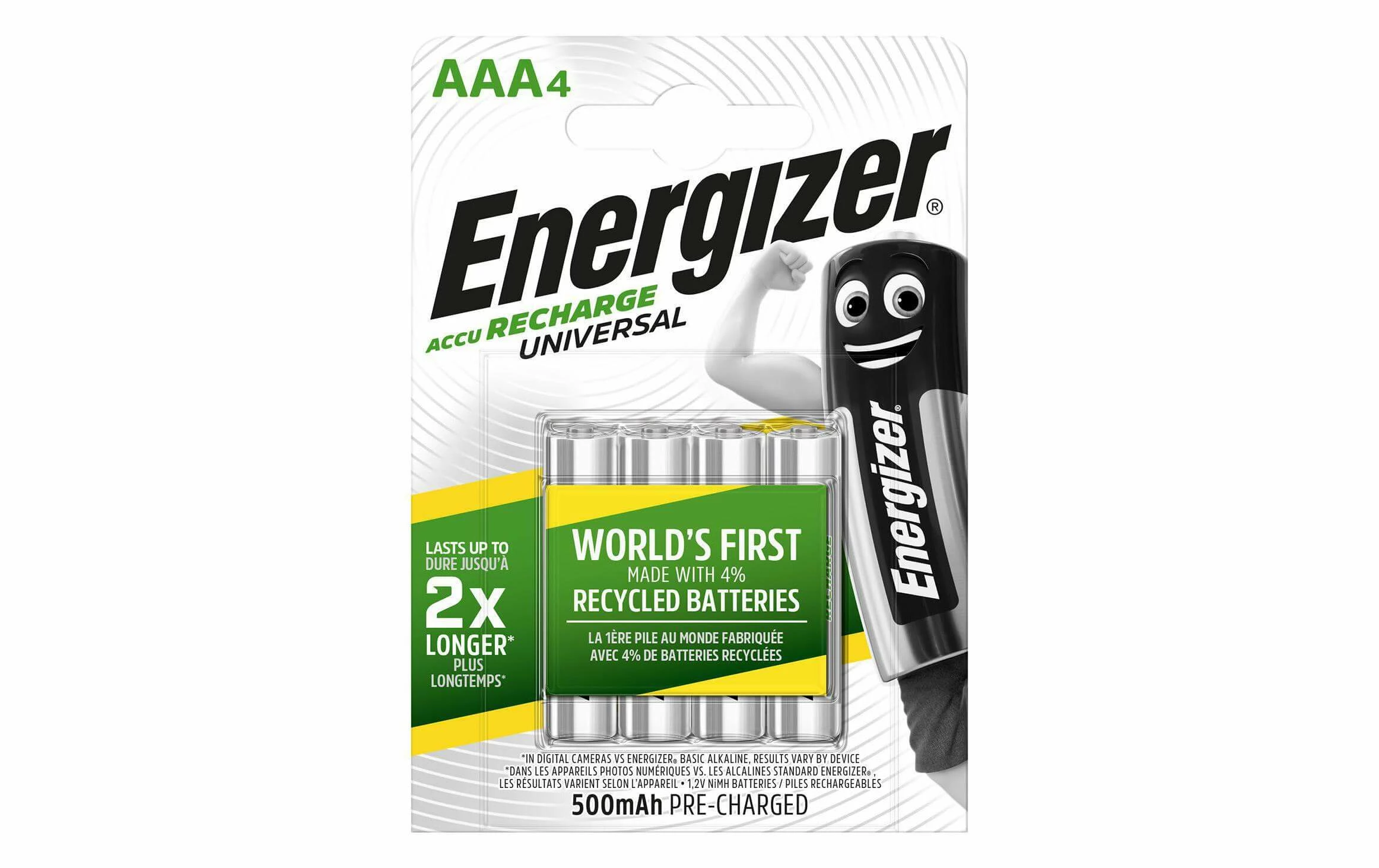 Energizer Batterie Universal Micro AAA 500 MAh 500 MAh - Accus Et Chargeurs 1 Energizer Batterie Universal Micro AAA 500 MAh 500 MAh - Accus Et Chargeurs