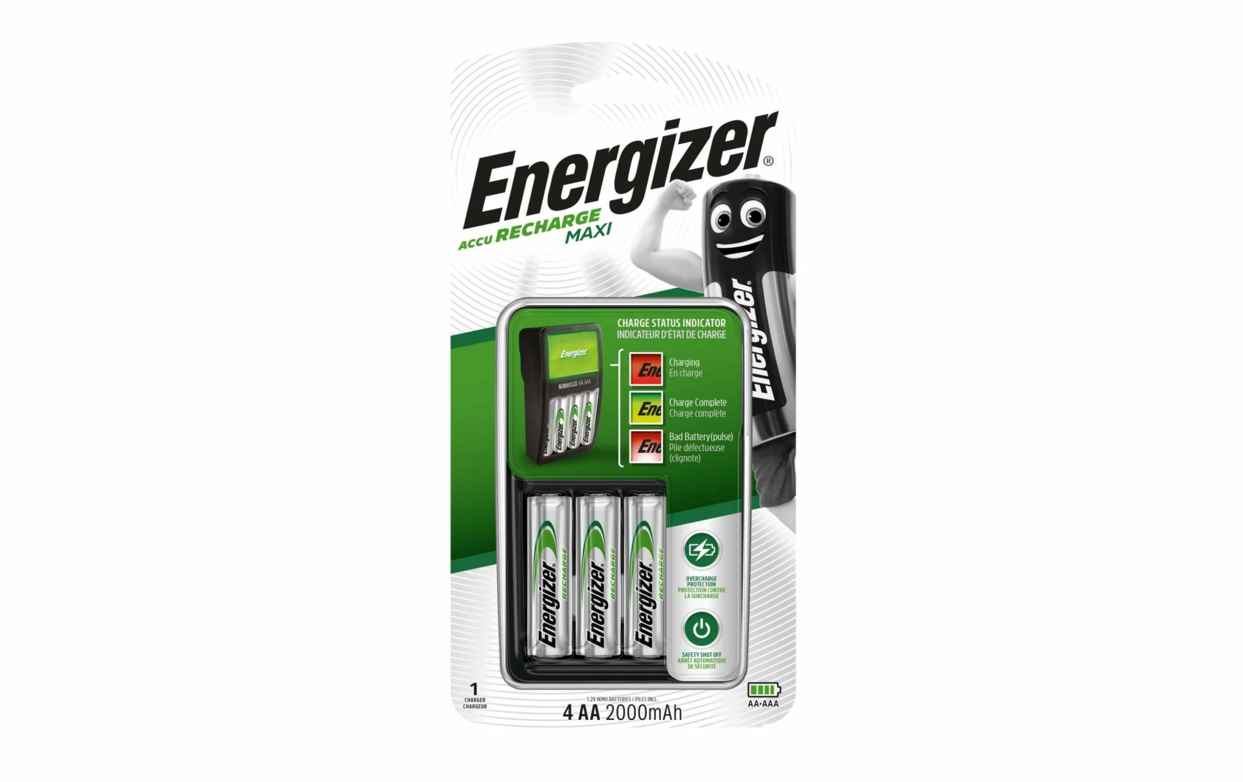 Energizer Chargeur Maxi Charger 4xAA - Accus Et Chargeurs 1 Energizer Chargeur Maxi Charger 4xAA - Accus Et Chargeurs
