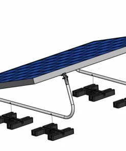 Solar-pac Kit De Fixation Toit-terrasse - Accessoires D'énergie Solaire