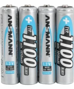 Ansmann Accumulateur 4x AAA 1050 MAh - Accus Et Chargeurs -Solar panels shop 868024 3 5