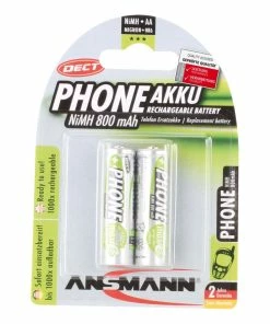 Ansmann Accumulateur 2x AA 800 MAh Pour Téléphones DECT - Accus Et Chargeurs