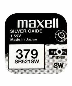 Maxell Europe LTD. Pile Bouton SR521SW 10 Pièces - Piles-boutons